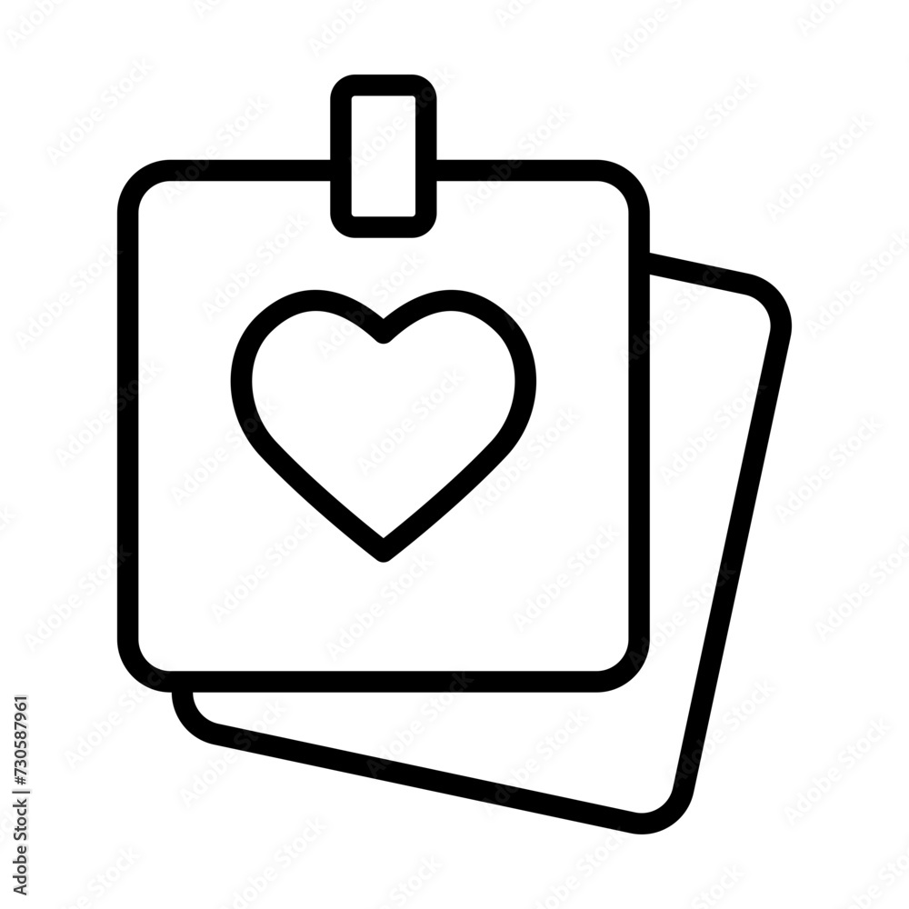 Love Notes line icon Love Notes line icon
