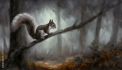squirrel on a tree