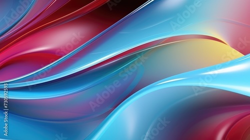 This photo showcases a close-up view of a vibrant red and blue background with rich colors.