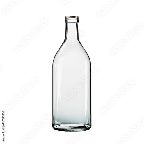 Glass bottle isolated on transparent background