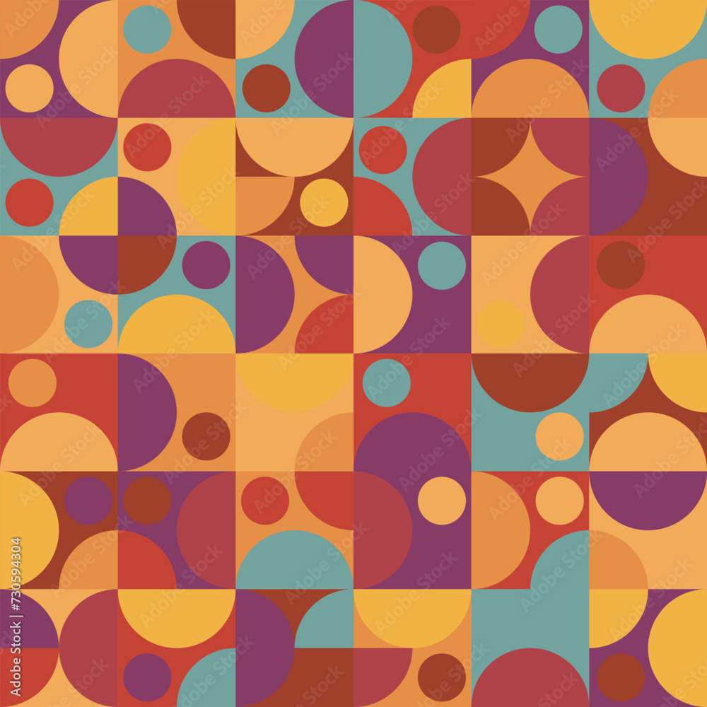 minimal pattern bauhaus  abstract design vector illustrator
