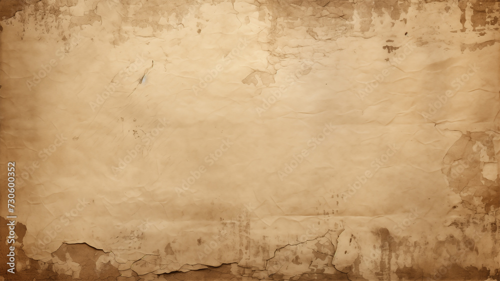 Fototapeta premium ancient parchment background weathered paper texture for text