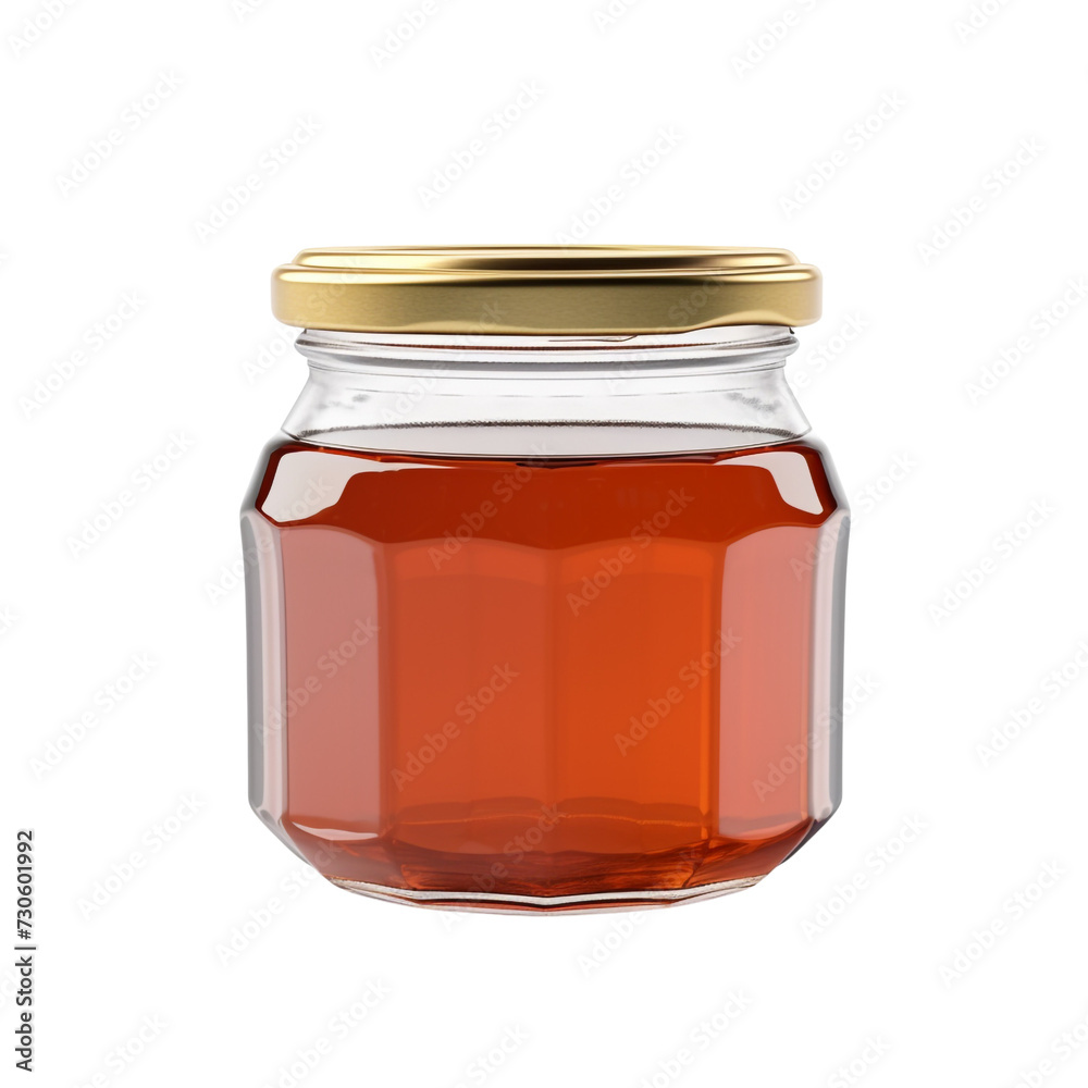 Jam Jar bottle isolated on transparent background Jam Jar bottle isolated on transparent background