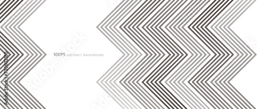 グレーの幾何学模様の抽象的な背景。ラインパターン。