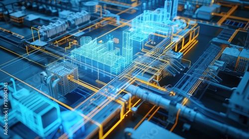 A digital blueprint of a productive factory