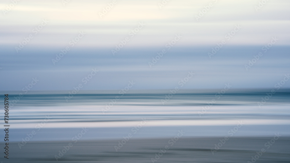 Fototapeta premium Waves and beach smooth texture for seascape background