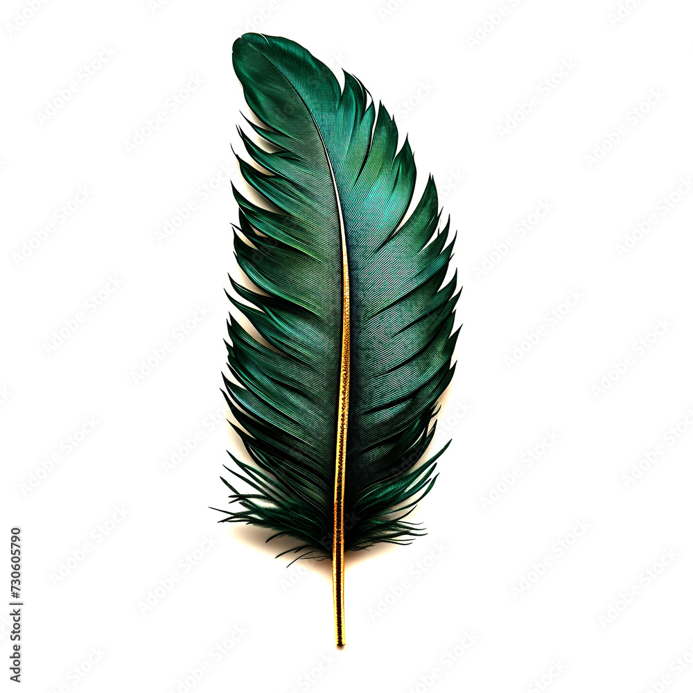 Fototapeta premium feather isolated on white