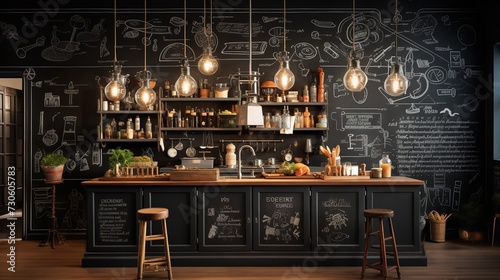 Dark Academia Kitchen: Bookish Elegance with Rich Moody Tones