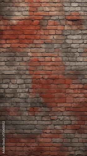 Colorful brick wall. Background for instagram story  vertical banner  smartphone screen background or greeting card 