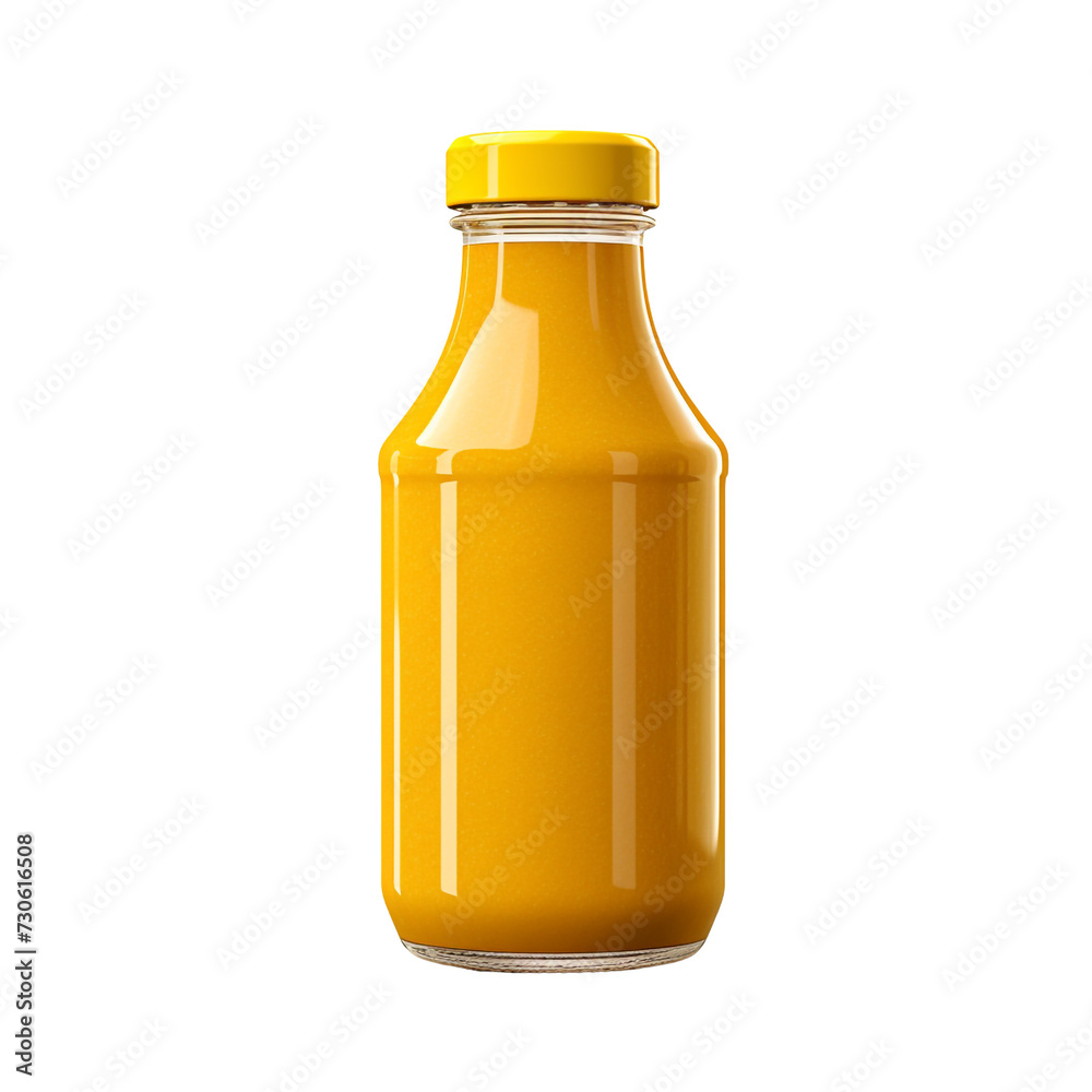 Mustard bottle isolated on transparent background Mustard bottle isolated on transparent background