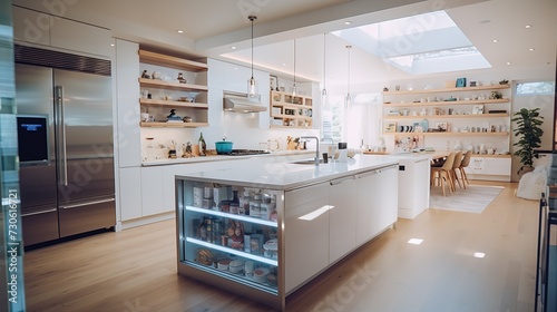 Ultra Modern High-Tech Kitchen - Smart Amenities for Effortless Living