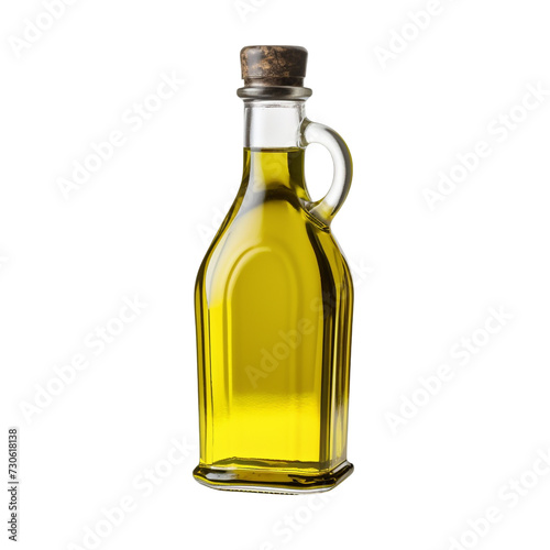 Olive Oil bottle isolated on transparent background