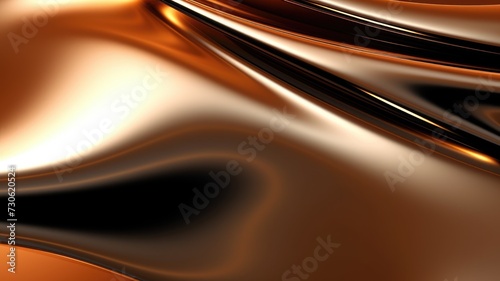 The close up of a glossy metal surface with a soft focus. Generative AI AIG30. generative AI