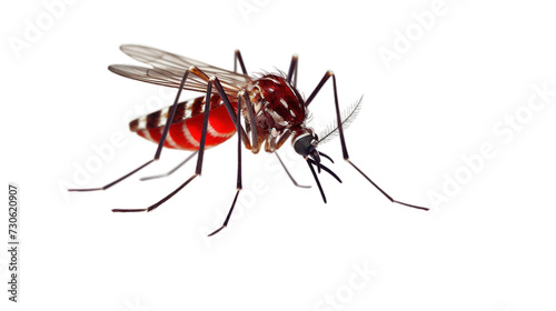 World malaria day isolated on transparent background, Generative ai.