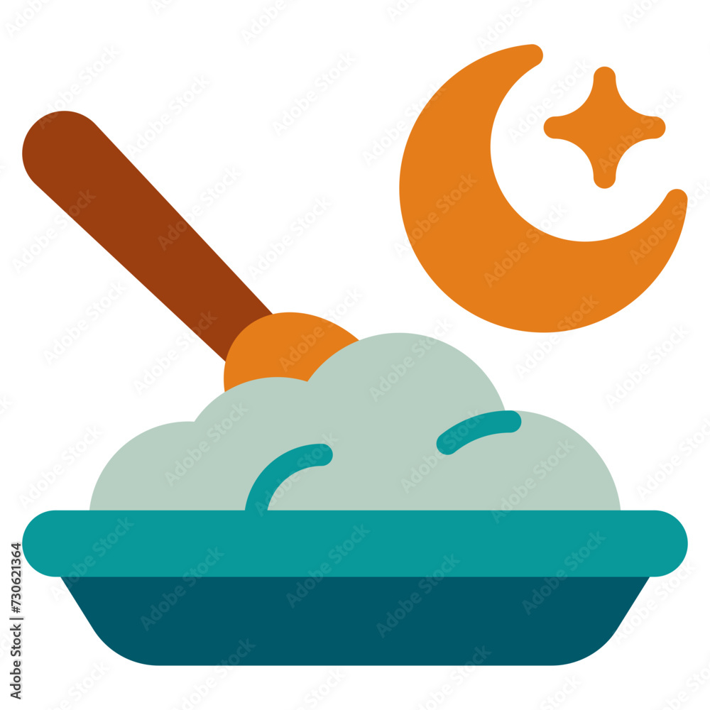 Fototapeta premium Suhoor Meal Icon