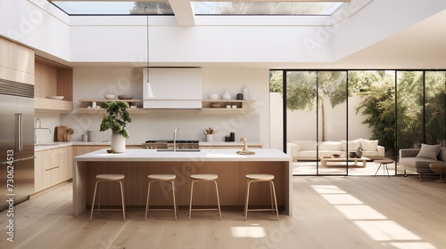 Sleek and Elegant Minimalist Kitchen Design © VisualMarketplace