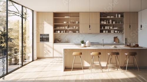 Sleek and Elegant Minimalist Kitchen Design