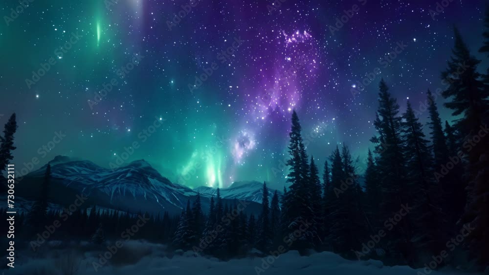 Vidéo Stock Celestial rhythm Be enchanted by the celestial rhythm of ...