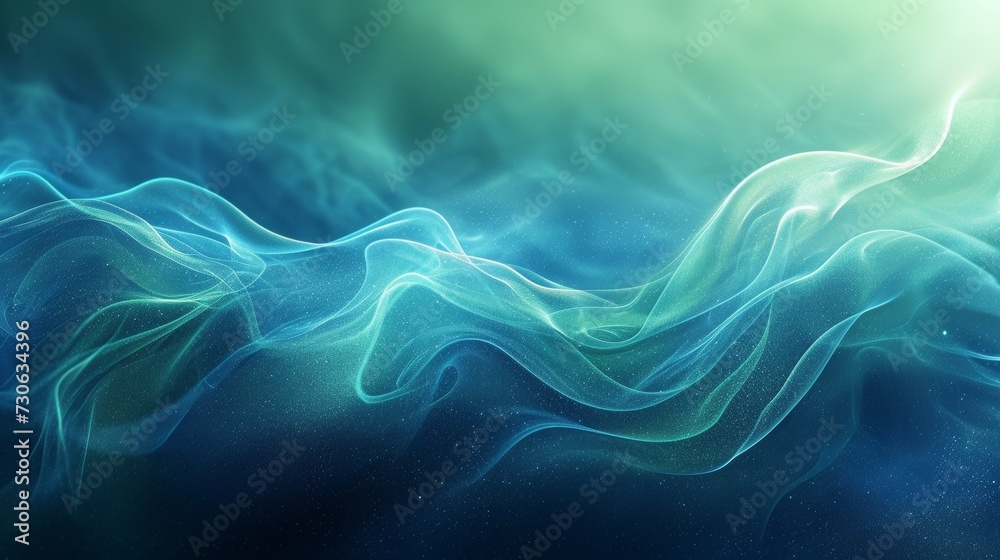 Fototapeta premium A calm blue backdrop with a soft gradient. Free from any objects or shapes.