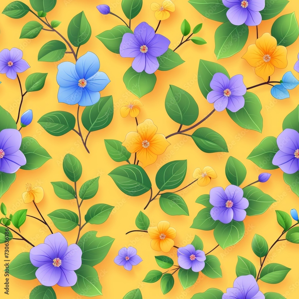 spring pattern seamless floral background spring pattern seamless floral background