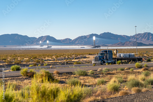 Solar power plants, Nevada, USA