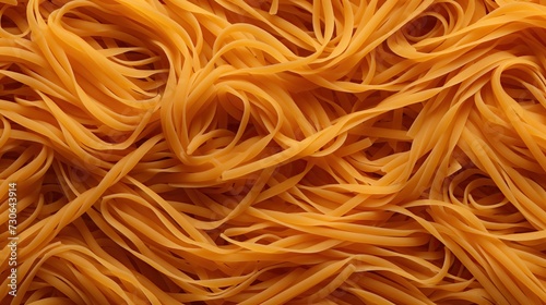 Background of cooked aldente Spaghetti pasta. copy space for text. image of food.