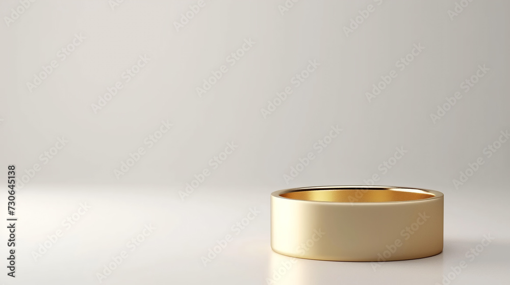 Photography Of Gold Ring, Symbolizing Eternal Elegance, Perfect For Weddings Theme Or As A Timeless Fashion Statement.