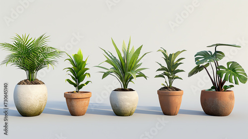 Set of Pot in Realistic Style © ARM