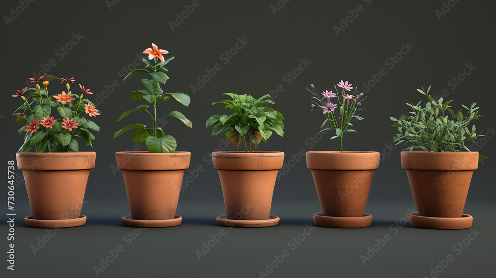 Set of Plant Pots