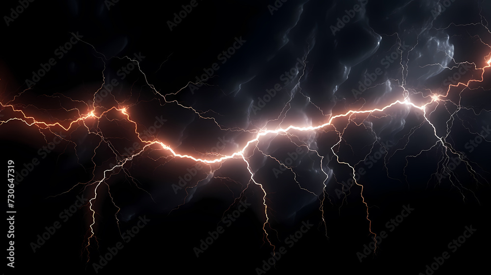 Lightning on the sky, gloomy ominous thunder and lightning background Lightning on the sky, gloomy ominous thunder and lightning background