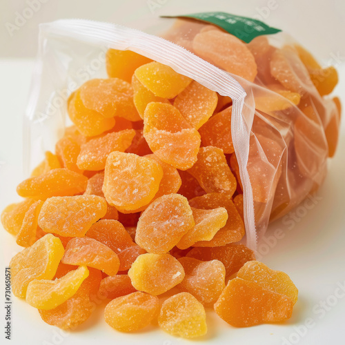 Chewy Peach Dried Fruit Bag Delight