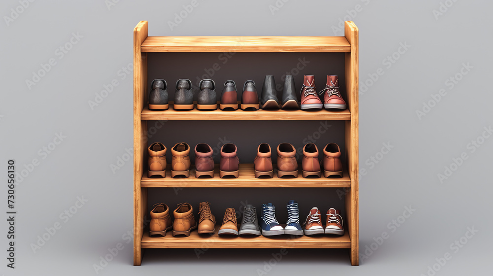 Set of shoe