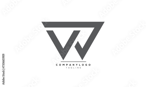 Alphabet letters Initials Monogram logo VV, VV INITIAL, VV letter