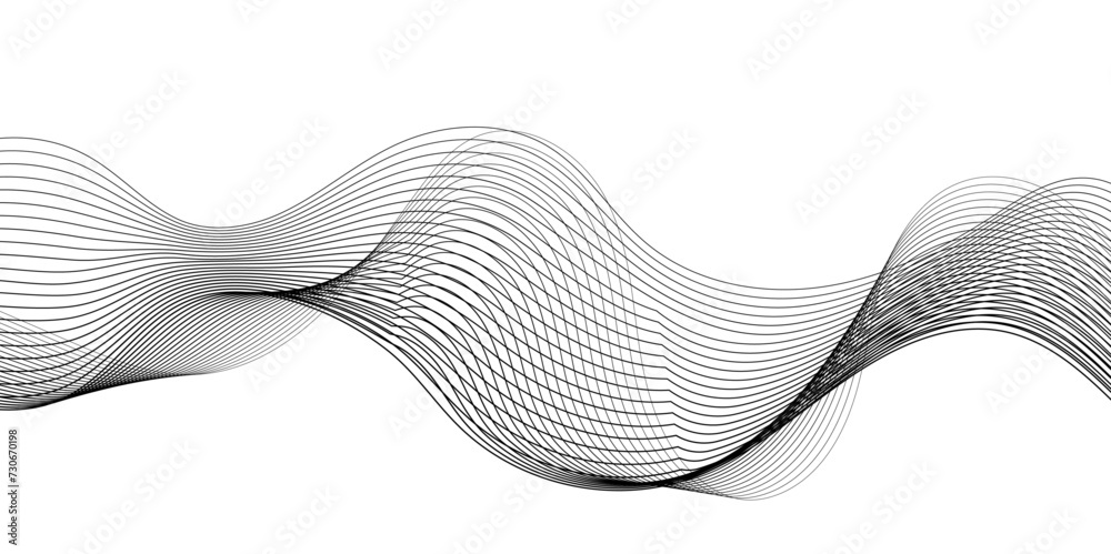 Technology and business wave lines on transparent background. Vector curve wave line seamless pattern. Abstract gray curved line for banner design and frequency sound wave line. Technology and business wave lines on transparent background. Vector curve wave line seamless pattern. Abstract gray curved line for banner design and frequency sound wave line.