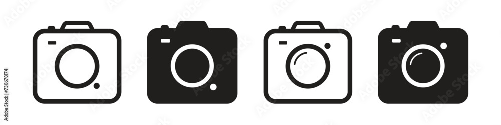 photography camera icon for apps and websites, vector symbol on transparent background. photography camera icon for apps and websites, vector symbol on transparent background.