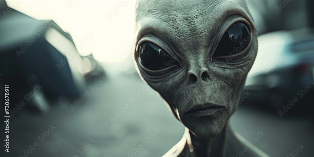 Obraz premium Alien unidentified anomalous phenomena