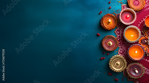 Beautiful background of Diwali celebration