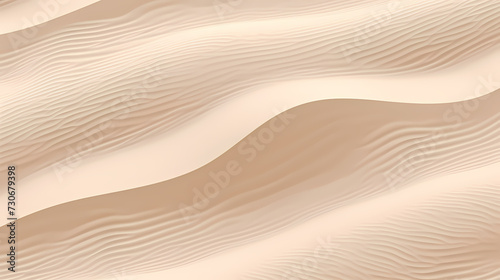 Sand dunes in desert landscape  3d rendering of beautiful desert