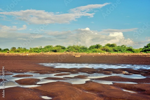 Sky and sea, Surwada beach, Tithal, Valsad, Gujarat, India, Asia photo