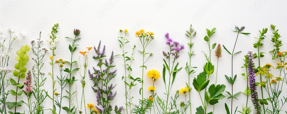 Fototapeta premium grass and flowers