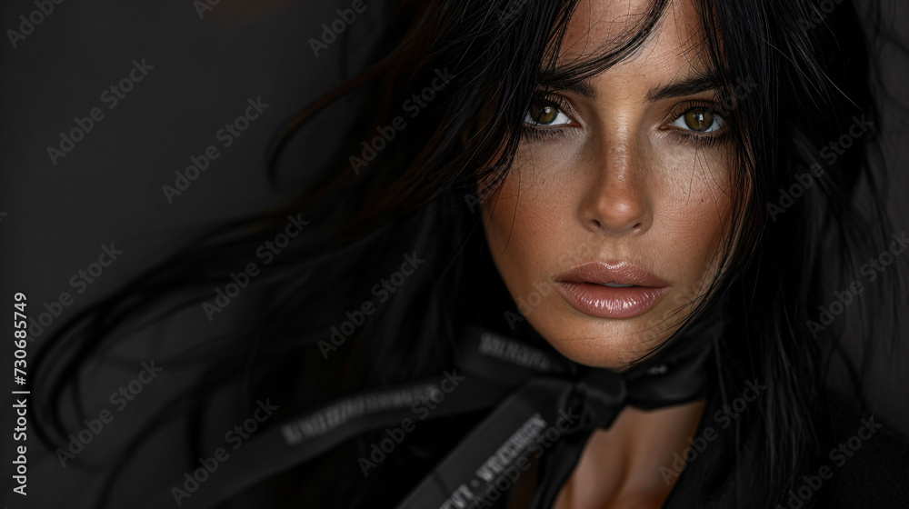 Intense Gaze, Dark Hair Beauty Intense Gaze, Dark Hair Beauty