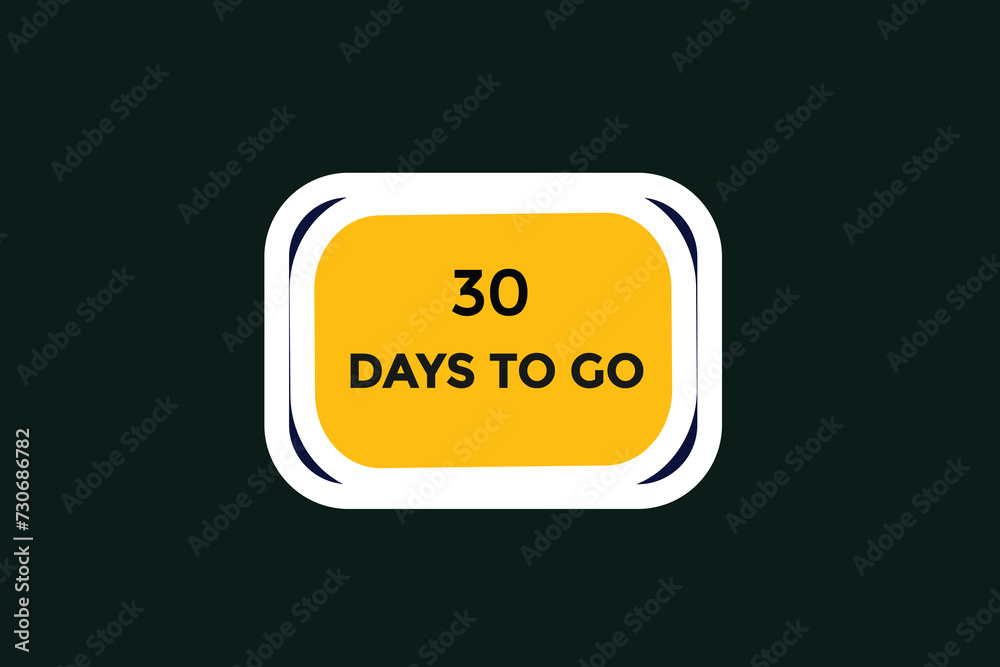 30 days left countdown to go one time, background template,30 days left, countdown sticker left banner business,sale, label button, 30 days left countdown to go one time, background template,30 days left, countdown sticker left banner business,sale, label button,