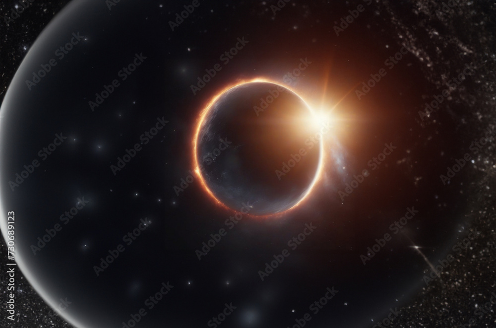planet earth in space electromagnetic radiation of the sun, global warming and radiation concept planet earth in space electromagnetic radiation of the sun, global warming and radiation concept