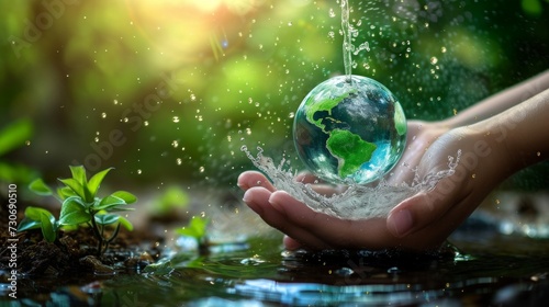 World water day. Relationship between water, ecosystems and human well being. The impact of climate change on water resources and innovative approaches towards sustainable water management