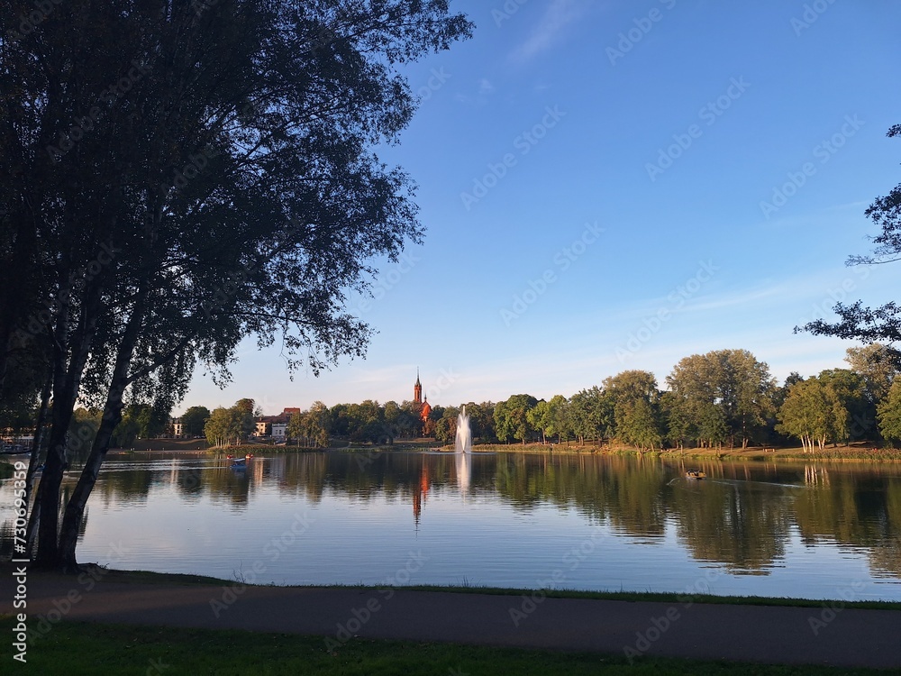 Fototapeta premium reflection in the lake