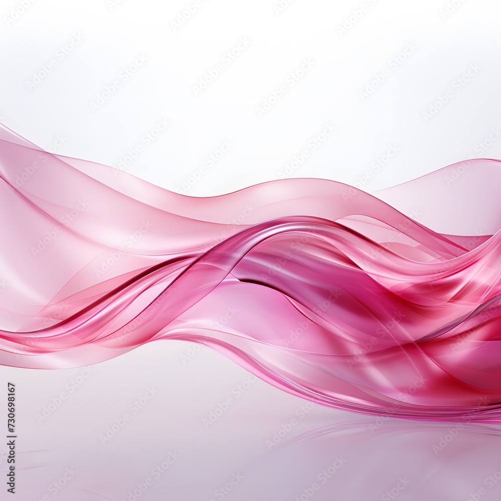 pink ribbons forming a gentle wave across the background pink ribbons forming a gentle wave across the background