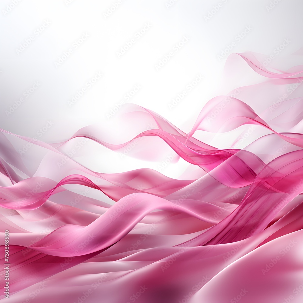 pink ribbons forming a gentle wave across the background pink ribbons forming a gentle wave across the background