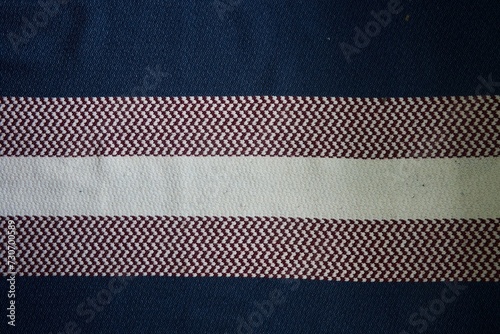 Canvas-taulu The texture of the woven fabric is striped in white, pink and blue for use in design