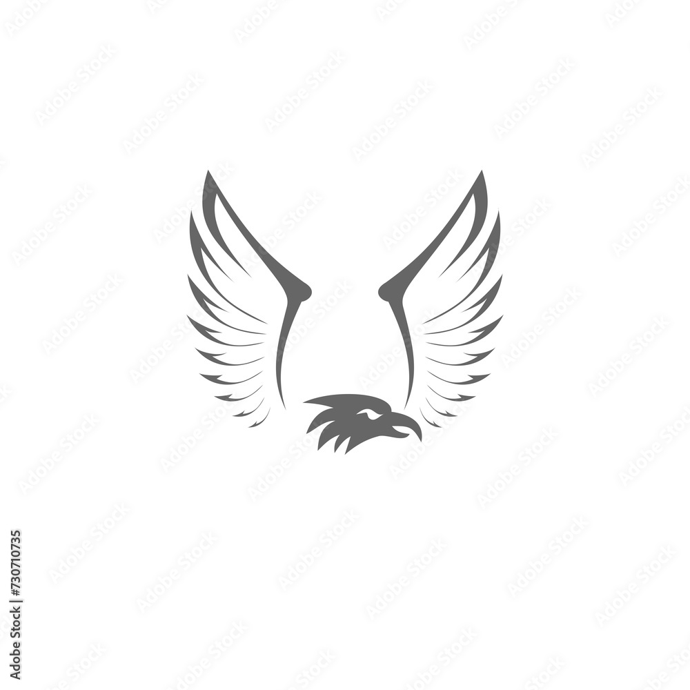 Eagle icon isolated on transparent background Eagle icon isolated on transparent background