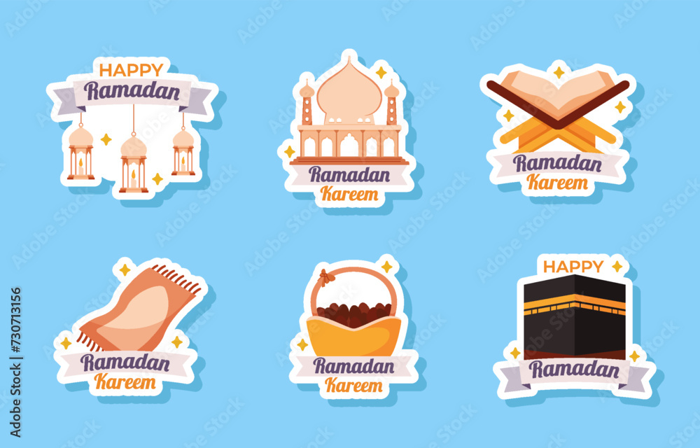 Set of Ramadan Sticker